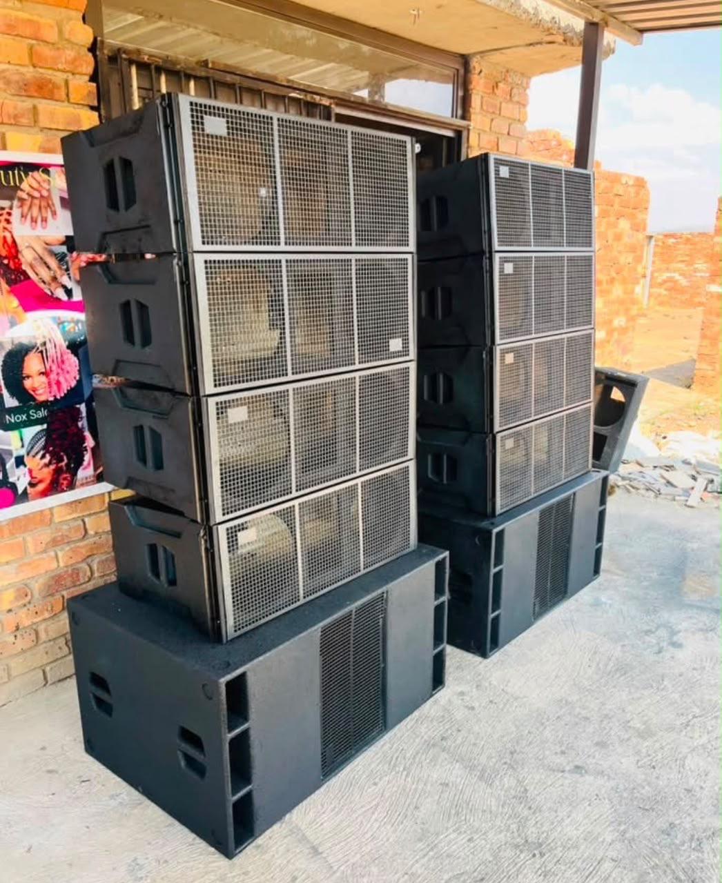 Respect Audios full speaker stack display