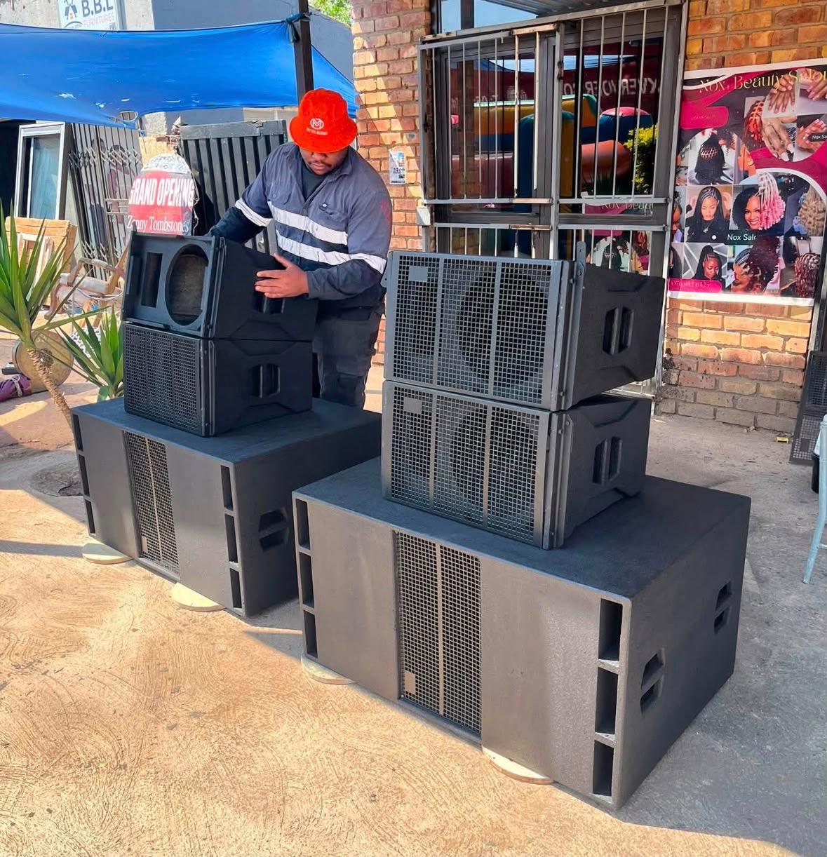 Speaker system setup demonstration